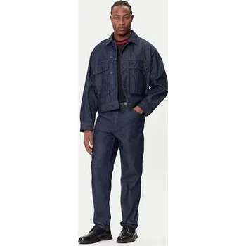 Pánská casual bunda HUGO Jeansová bunda 50542915 Tmavomodrá Relaxed Fit M
