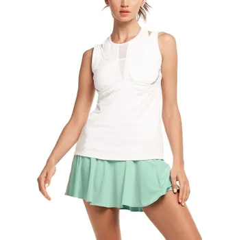 Dámský tenisový top Lucky in Love Avant Garde 1.0 Architect Bralette Tank - white Bílý (S)