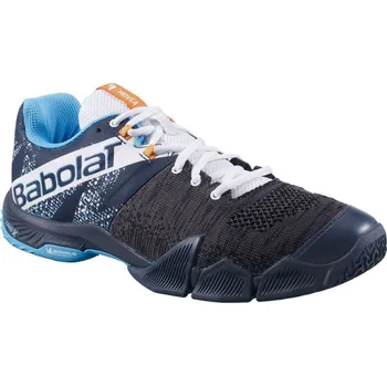 Pánská tenisová obuv Pánská obuv na padel Babolat Movea - grey/scuba blue (42,5)