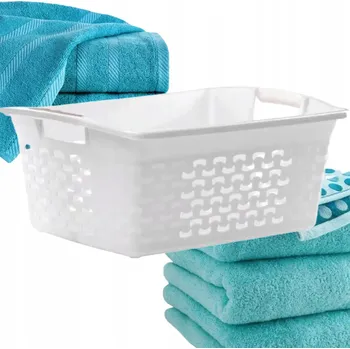 Koš na prádlo Volně stojící koš na prádlo BranQ 30 l bílý