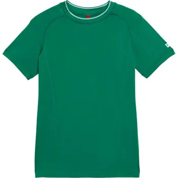 Pánské tričko Chlapecká trička Wilson Kids Team Seamless Crew - courtside green Zelený (L)