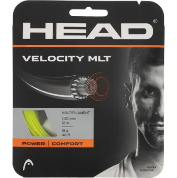 Struna na výplet tenisové rakety Tenisový výplet Head Velocity MLT (12 m) Žlutý (1,30 mm)