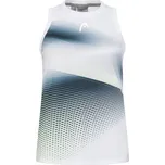 Dámský tenisový top Head Performance Tank Top - white/print perf Vícebarevný (XL)