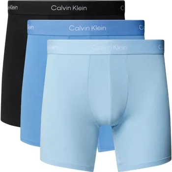 Boxerky Pánské boxerky Calvin Klein Briefs Cotton Stretch 3P Vícebarevný (M)