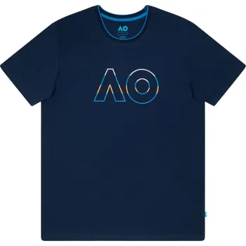 Pánské tričko Pánské tričko Australian Open Logo Tee Modrý (S)