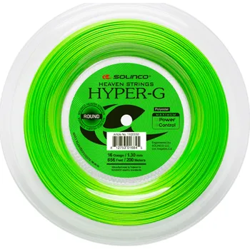 Struna na výplet tenisové rakety Tenisový výplet Solinco Hyper-G Round (200 m) Zelený (1.15 mm)