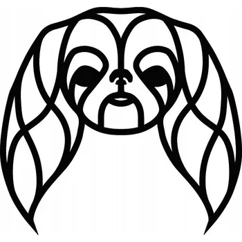 Obraz Nástěnná dekorace Čínský japonský pes nástěnná ozdoba obraz prolamovaný