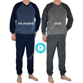 Dámské noční prádlo DUOTEX Froté pyžamo Frotono Barva: tm.sivá, Velikost: L