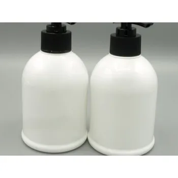 Dávkovač mýdla 300ml bílá lahvička + černá pumpička A 2ks