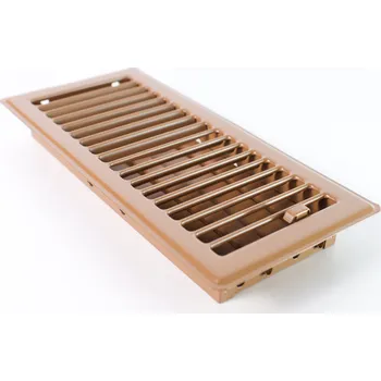 Větrací mřížka Mřížka podlahová regulační 95x245 Hnědá