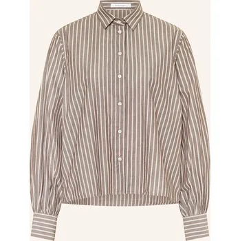 Dámská halenka Soluzione Dámská Košilová Halenka, hnědá / režná, 42