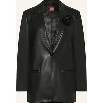 Hugo Dámský Blejzr Agure V Koženém Vzhledu, černá, 42