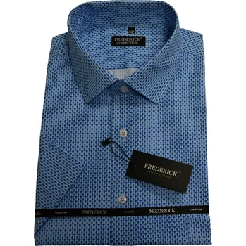 Pánská košile Pánská košile s krátkým rukávem - střih REGULAR - vzor F896 - 45