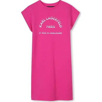 Dívčí šaty Dívčí šaty Karl Lagerfeld Z30456.114.150 růžová 42X, vel. 150