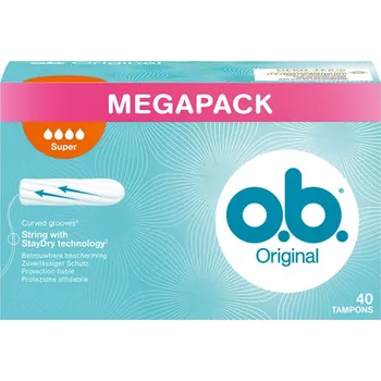 Menstruační tampony O.b. Original Super 40 ks Tampony