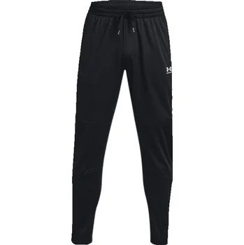 Pánské tenisové tepláky Under Armour Men's UA Tricot Track - black/white Černý (M)