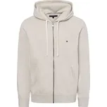 Pánská tenisová mikina Tommy Hilfiger Essential Fleece Zip Through Šedý (M)