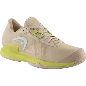 Pánská tenisová obuv Dámská obuv Head Sprint Pro 3.5 - macadamia/lime Béžový (38,5)