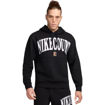 Pánská mikina Pánská tenisová mikina Nike Heritage Court Fleece Černý (L)
