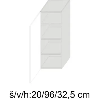 Kuchyňská skříňka Kuchyňská skříňka horní SILVER+ CRAFT OAK W4/20 - dub artisan