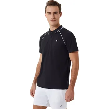 Pánské tričko Pánské tenisové polo tričko Björn Borg Ace Racquet Černý (M)