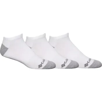 Columbia Half Cushion No-Show Sock 3 Pack M A100113915 - white L