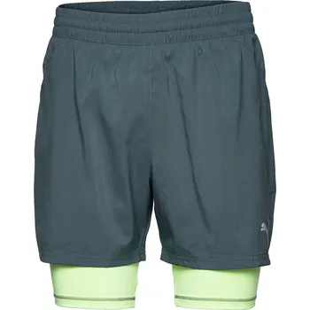 Pánské kraťasy Pánské tenisové kraťasy Puma Run 2in1 5" Short M - dark slate/fizzy light Šedý (XXL)
