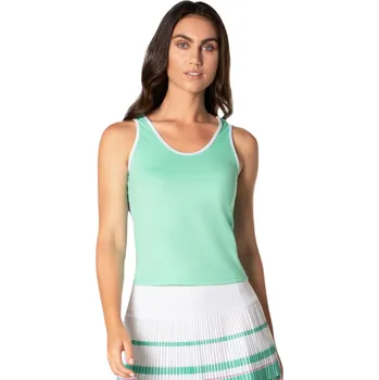 Dámské tričko Dámský tenisový top Lucky in Love Deco in Love Always N' Forever Tank - biscayne Zelený (XS)