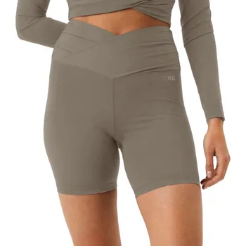 Dámské kraťasy Dámské tenisové kraťasy Björn Borg Cross Shorts - fallen rock Šedý (XS)