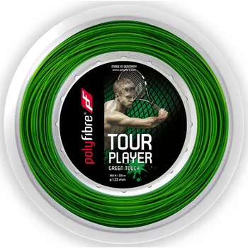 Struna na výplet tenisové rakety Tenisový výplet Polyfibre Tour Player Green Touch (200 m) Zelený (1.23 mm)