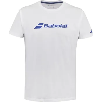 Pánské tričko Pánské tričko Babolat Exercise Tee Men - white/white Bílý (M)