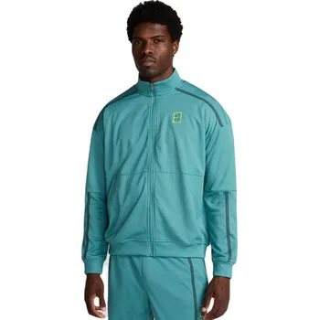 Pánská mikina Pánská tenisová mikina Nike Court Heritage Tennis Tyrkysový (XXL)