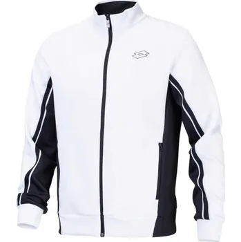 Pánská mikina Pánská tenisová mikina Lotto Squadra III Jacket - bright white Bílý (S)