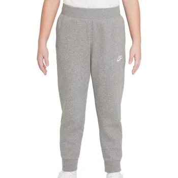 Dívčí tepláky Nike Sportswear Fleece Pant LBR G - carbon heather/white Šedý (L)