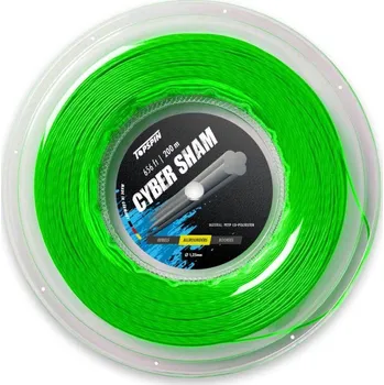 Struna na výplet tenisové rakety Tenisový výplet Topspin Cyber Sham (200m) Zelený (1.20 mm)