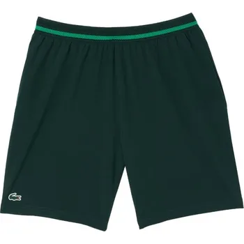 Pánské kraťasy Pánské tenisové kraťasy Lacoste Tennis x Novak Djokovic Sportsuit Zelený (M)