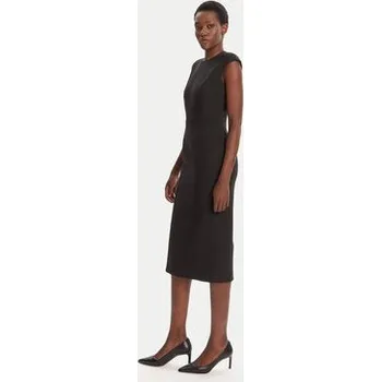 Dámské šaty HUGO Koktejlové šaty Karami 50542651 Černá Regular Fit 32