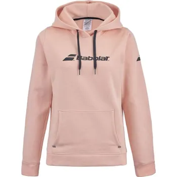 Dámská mikina Dámská tenisová mikina Babolat Exercise Hood Sweat Women - tropical peach Růžový (L)