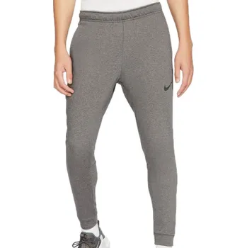 Pánské tenisové tepláky Nike Dri-Fit Taper M Šedý (S)