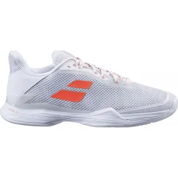 Dámská tenisová obuv Dámská obuv Babolat Jet Tere Clay Women - white/living coral Bílý (38)