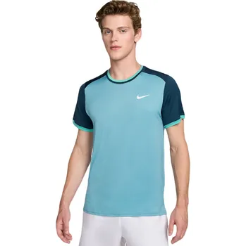 Pánské tričko Pánské tričko Nike Court Dri-Fit Advantage Modrý (XXL)