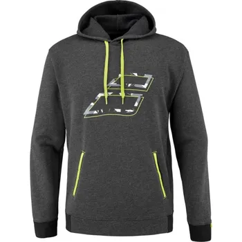 Pánská mikina Pánská tenisová mikina Babolat Aero Hood Sweat - black heather Černý (L)