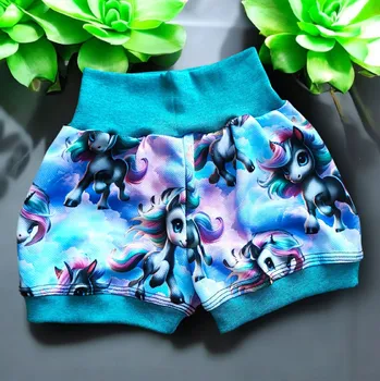 Dívčí kraťasy Holčičí kraťasy šortky jednorožec Velikost: 134/140 Dětské kraťasy