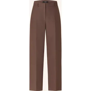 Dámské kalhoty Weekend Max Mara Dámské Marlene Kalhoty Ballo, tmavě hnědá, 44