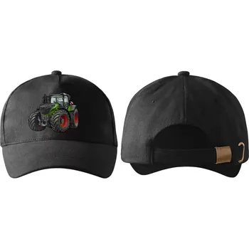 Kšiltovka kšiltovka s traktorem Fendt 1000 Vario černá (kšiltovka , pokrývka hlavy , dopravní technika)