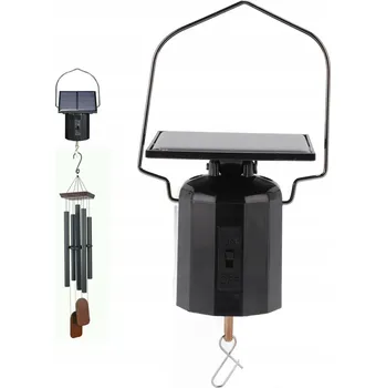 IP kamera Solární motorek otáčející zvonkohry ČERNÝ