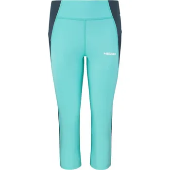 Dámská móda Legíny Head Power 3/4 Tights - turquoise Tyrkysový (M)