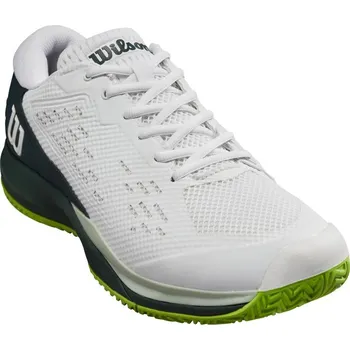 Pánská tenisová obuv Pánská obuv Wilson Rush Pro Ace - white/pondersoa/jas green Bílý (41 1/3)