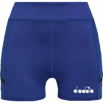Dámské kraťasy Dámské tenisové kraťasy Diadora L. Short Tights Pocket - blue print Modrý (L)