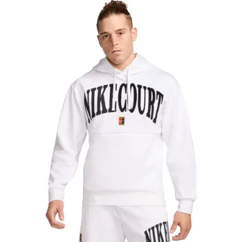 Pánská mikina Pánská tenisová mikina Nike Heritage Court Fleece Bílý (XXL)